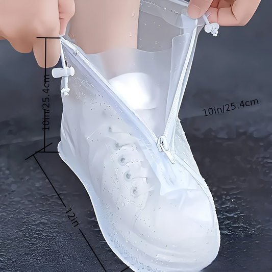 Reusable Waterproof Rain Boot Covers – Silicone Shoe Protectors for Men & Women