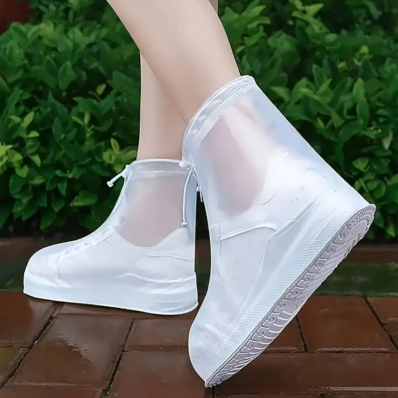 Reusable Waterproof Rain Boot Covers – Silicone Shoe Protectors for Men & Women